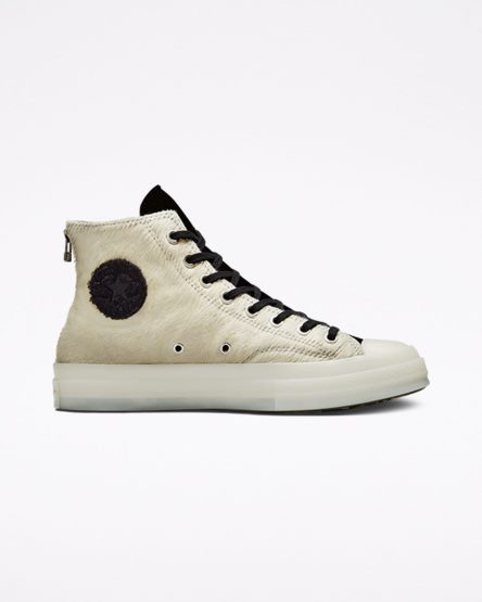 Zapatillas Altas Converse x CLOT Chuck 70 Mujer Blancas Negras Blancas | PE P78ELW